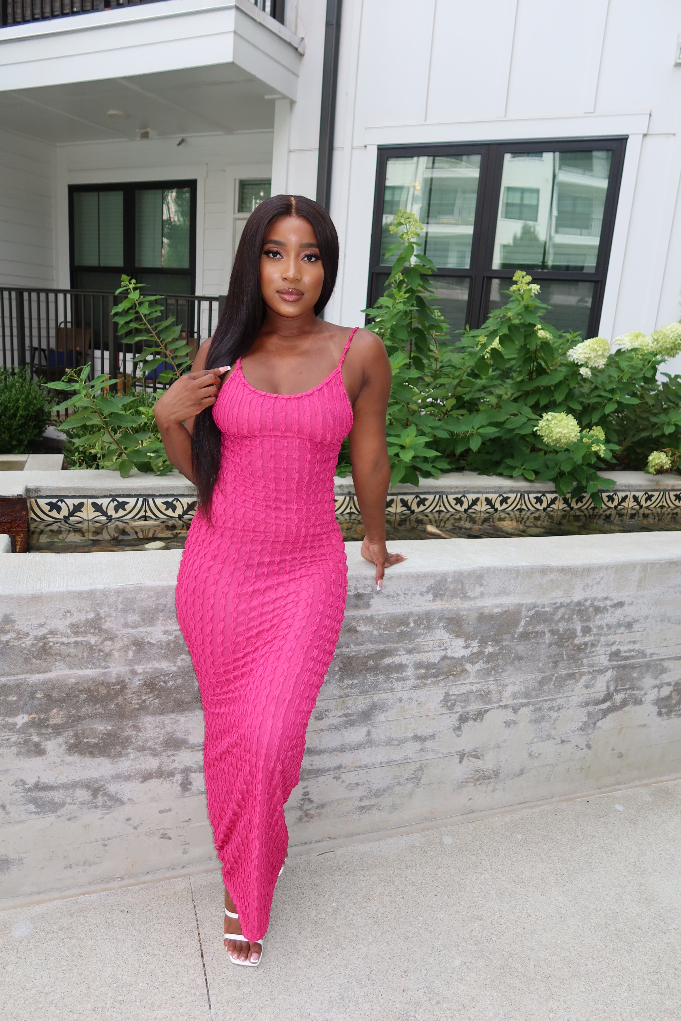 Yanny Bodycon (Pink) ceesaybanjul Yanny Bodycon (Pink) ceesaybanjul