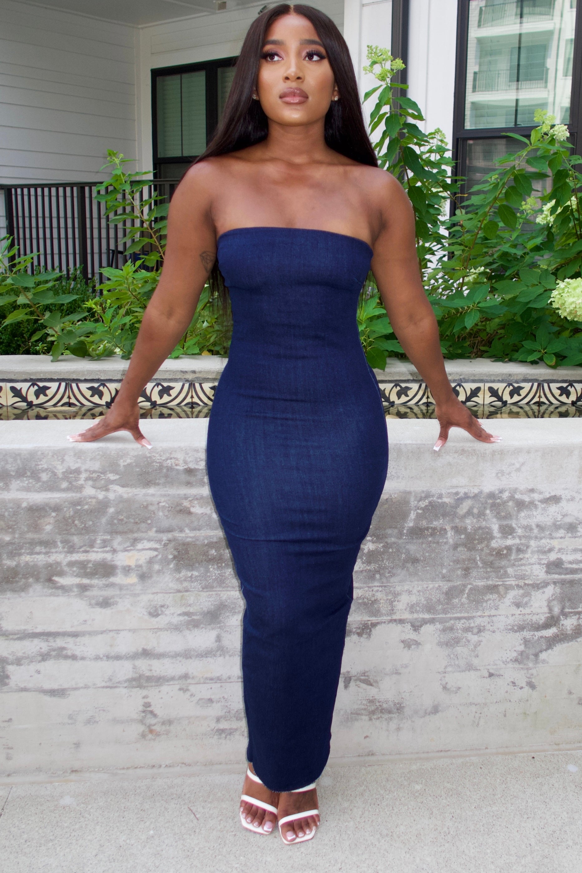 Casey Denim Bodycon ceesaybanjul Casey Denim Bodycon ceesaybanjul