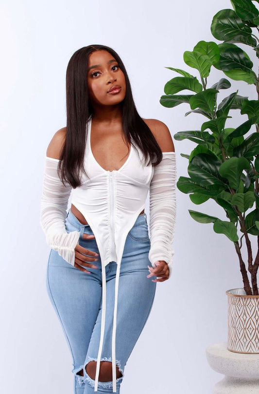 No More Games Ruched Top - Ladies Clothing For Sale | Ceesaybanjul