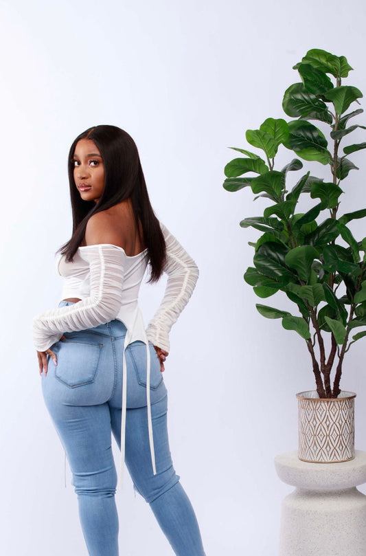 No More Games Ruched Top