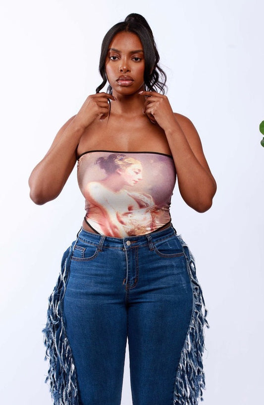 Angel Sent Crop Top - Ladies Clothing For Sale | Ceesaybanjul