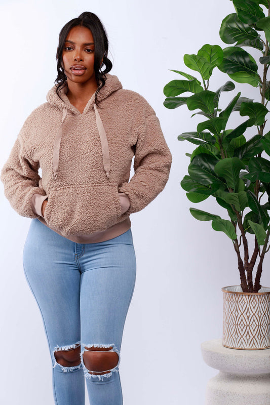 Teddy Long-Sleeve Hoodie