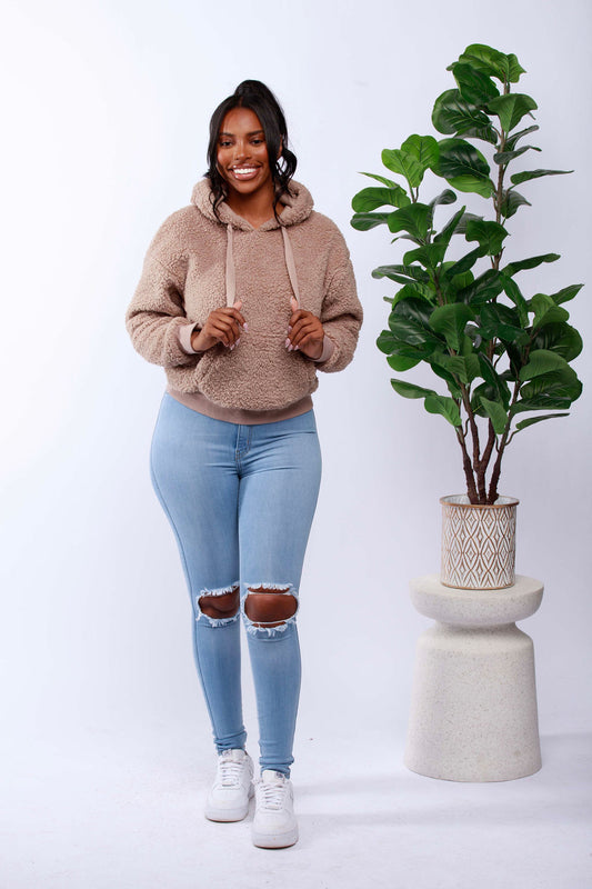 Teddy Long-Sleeve Hoodie