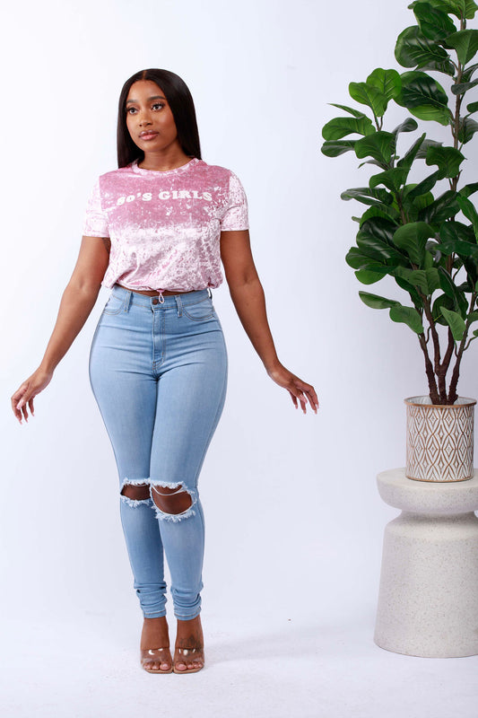 80's Babe Velvet T-Shirt