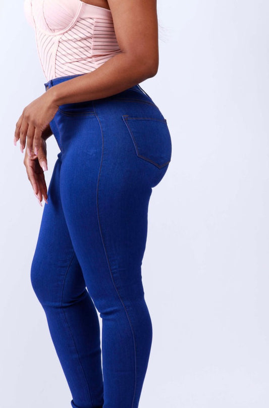 Fashion High-Waist Skinny Jeans