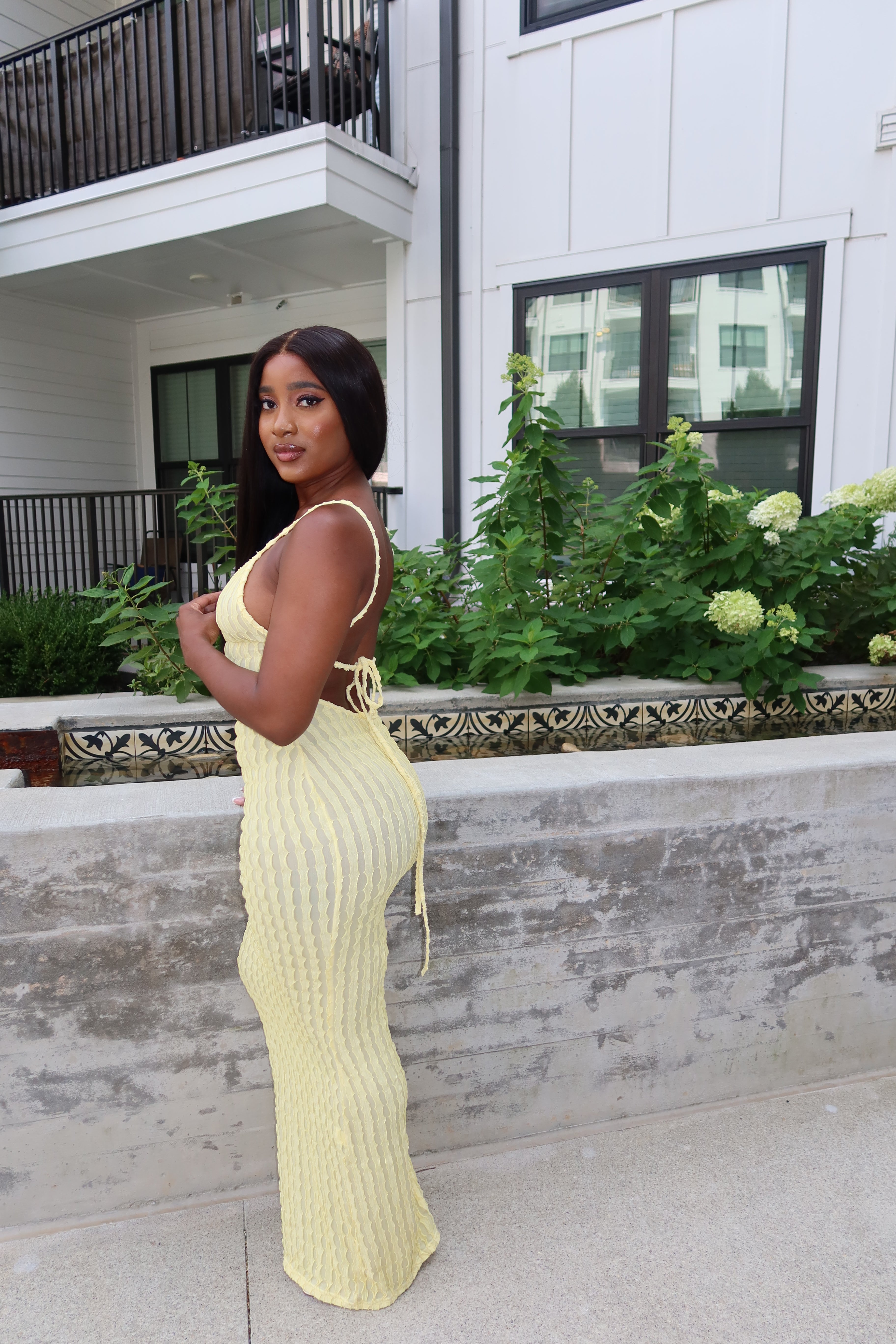 Yanny Bodycon (Yellow)