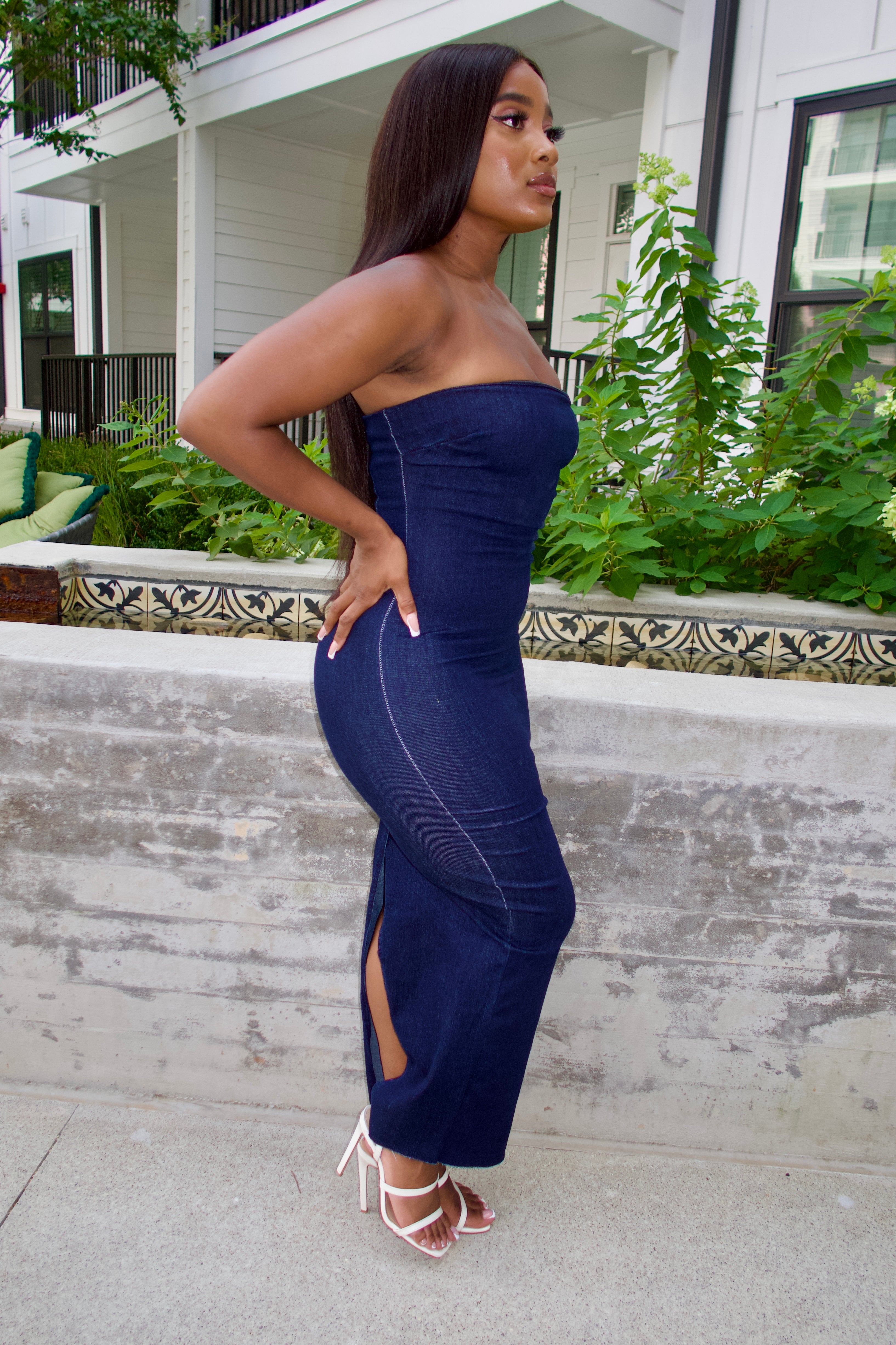 Casey Denim Bodycon ceesaybanjul Casey Denim Bodycon ceesaybanjul