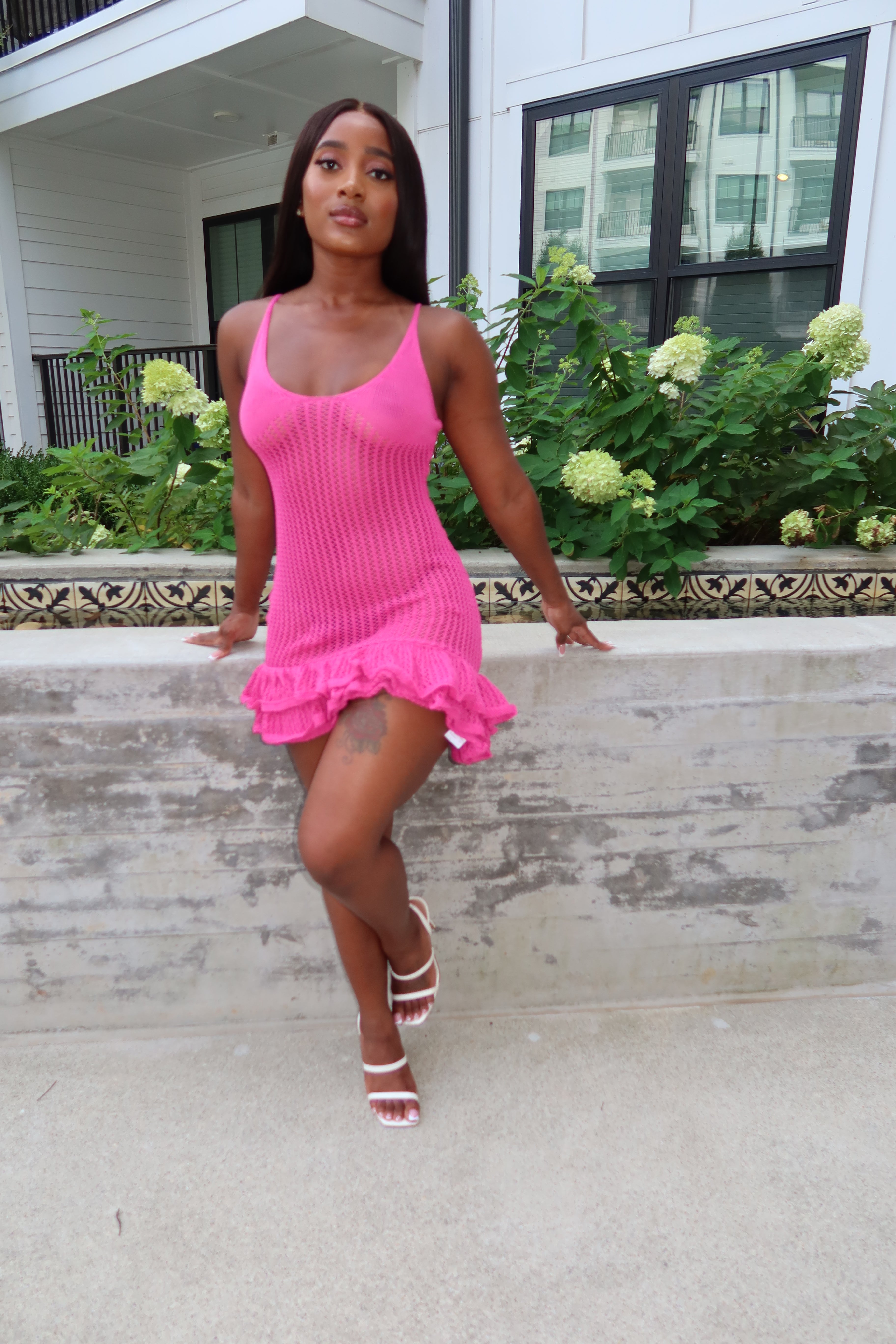Mina Crochet Dress