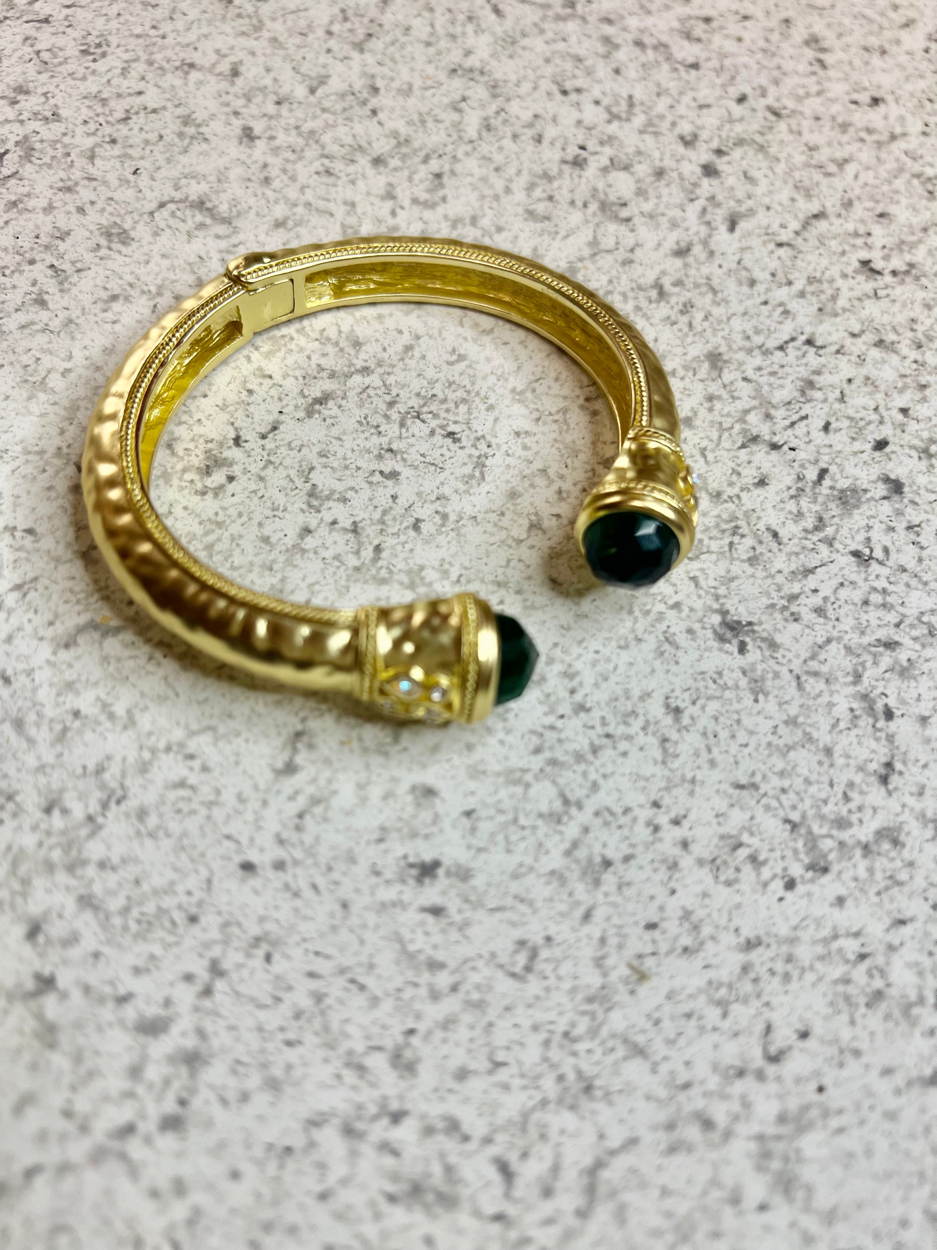 Hammered Gold Cuff