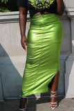 Metallic Madie Pencil Skirt