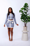 Exquisiteness Long Sleeve Mini Dress