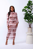 Chocolate Charm Bodycon Dress