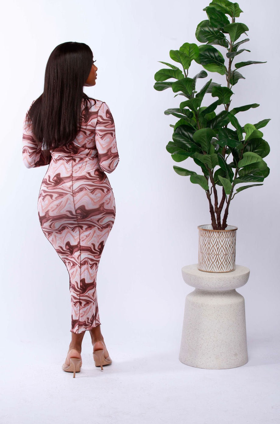Chocolate Charm Bodycon Dress