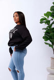 ''Style Icon'' - Printed Long-Sleeve Sweatshirt